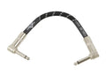 Fender FG6ILLBS Custom Shop Black Tweed Instrument Cable - 6 Inch by Fender