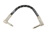 Fender FG6ILLBS Custom Shop Black Tweed Instrument Cable - 6 Inch by Fender