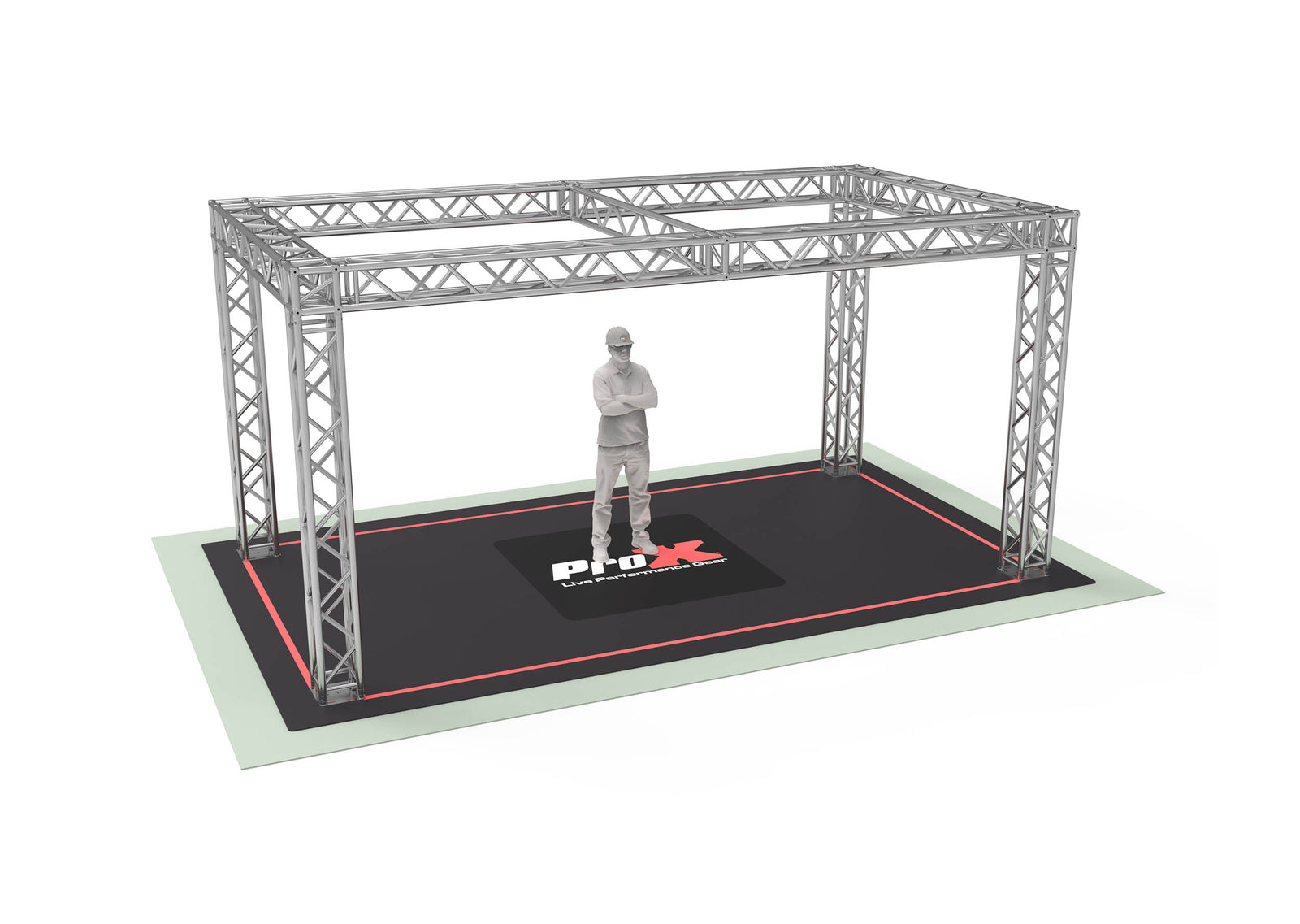 ProX XTP-18109-F32, Ultimate Truss System Package with F32 & F34 Truss Segments, Junction Blocks, Top Plates, and Connector Pack by ProX Cases