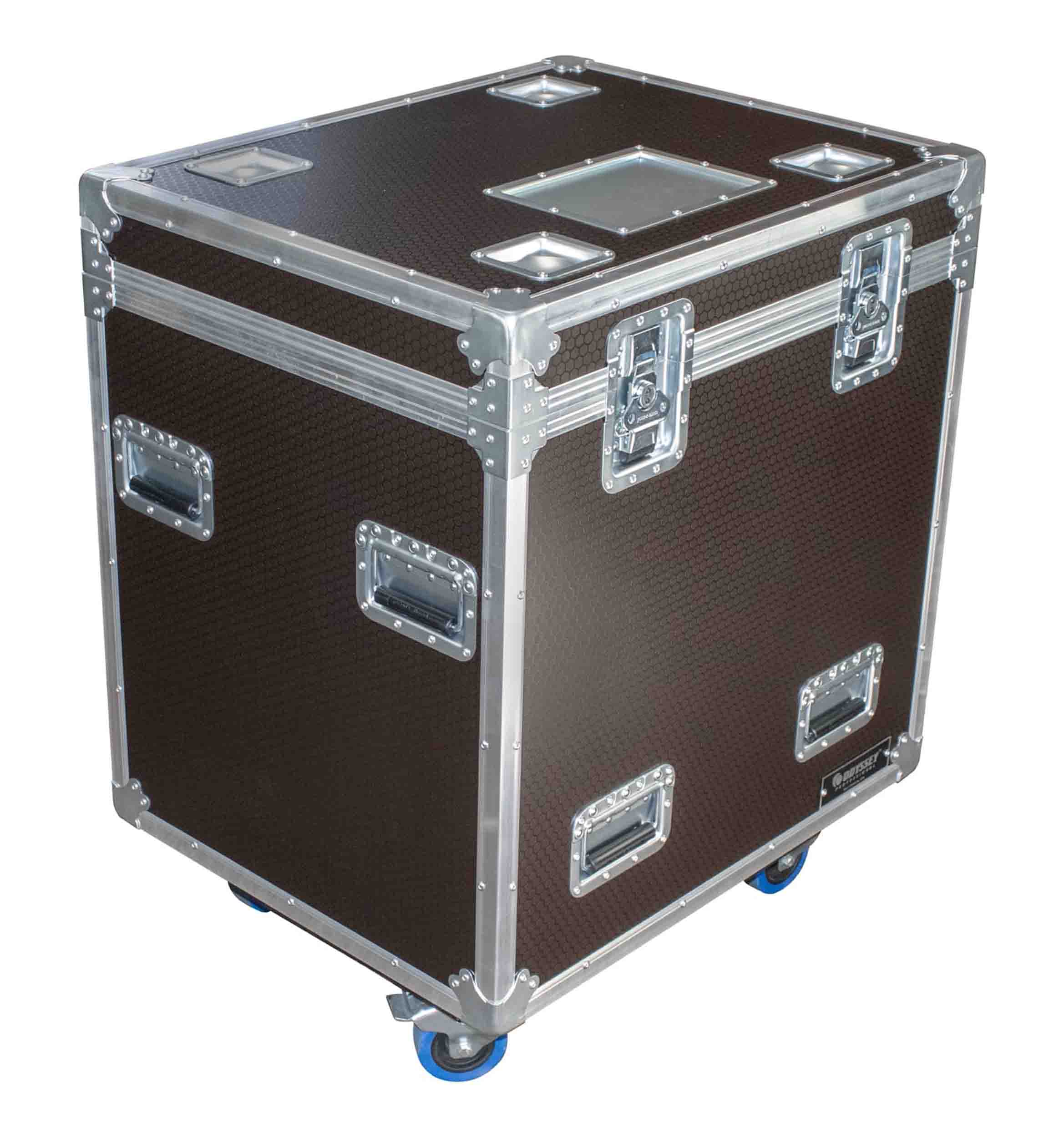 Odyssey OPT302436WBRN, Professional Brown Hex Board Utility Tour Trunk Case with Caster Wheels by Odyssey