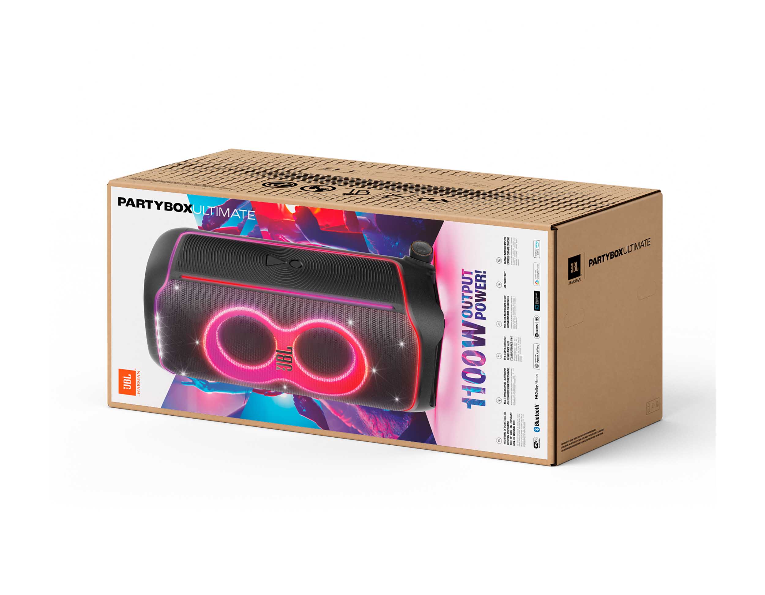 JBL PartyBox Ultimate, Big Party Speaker with Powerful Sound and Multidimensional Lightshow