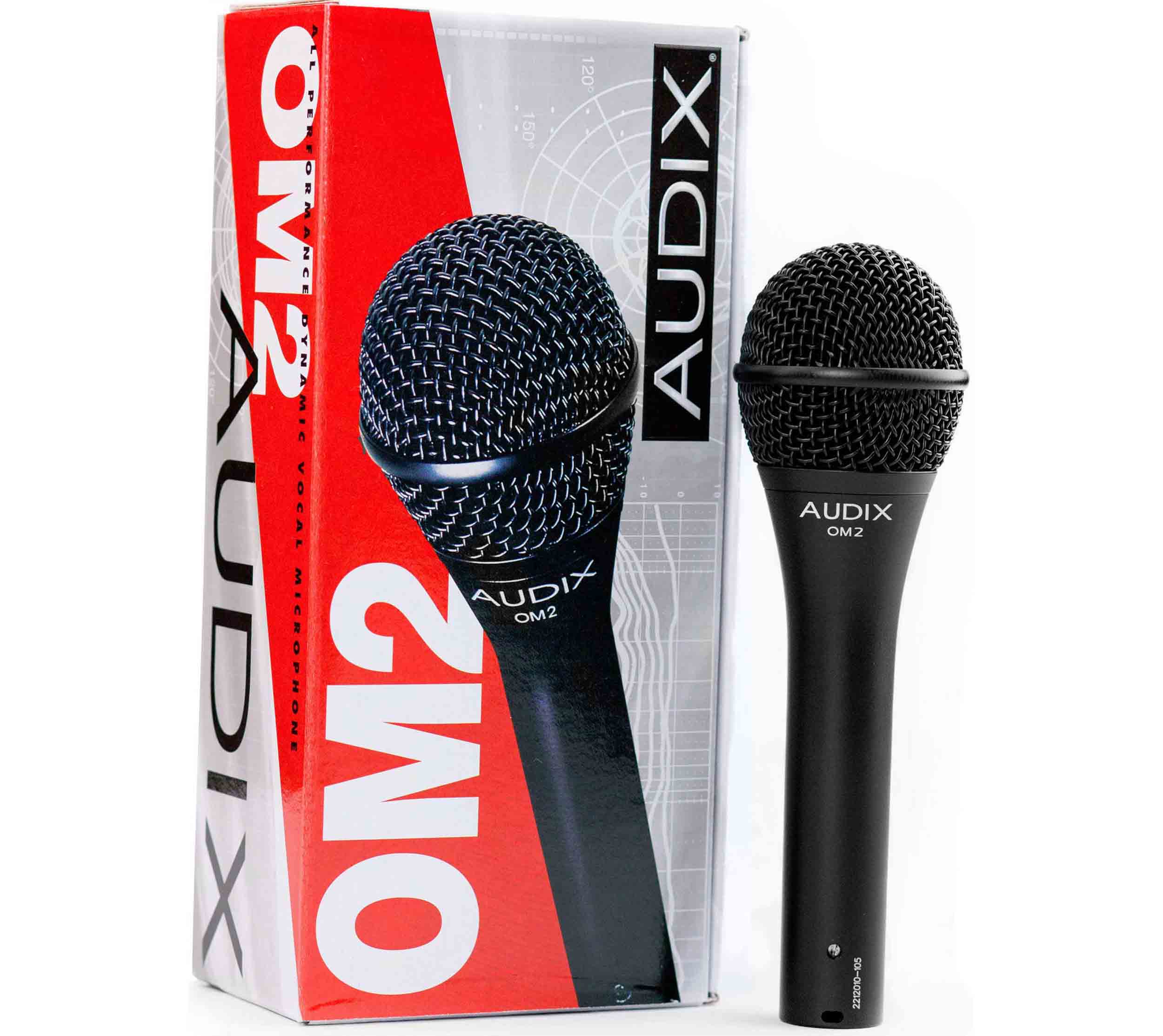 Audix OM2 Handheld Hypercardioid Dynamic Microphone by Audix