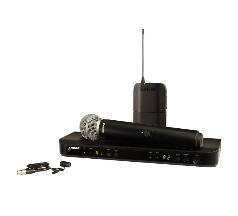 Shure BLX1288/W85 Wireless Combo System with SM58 Handheld and WL185 Lavalier by Shure