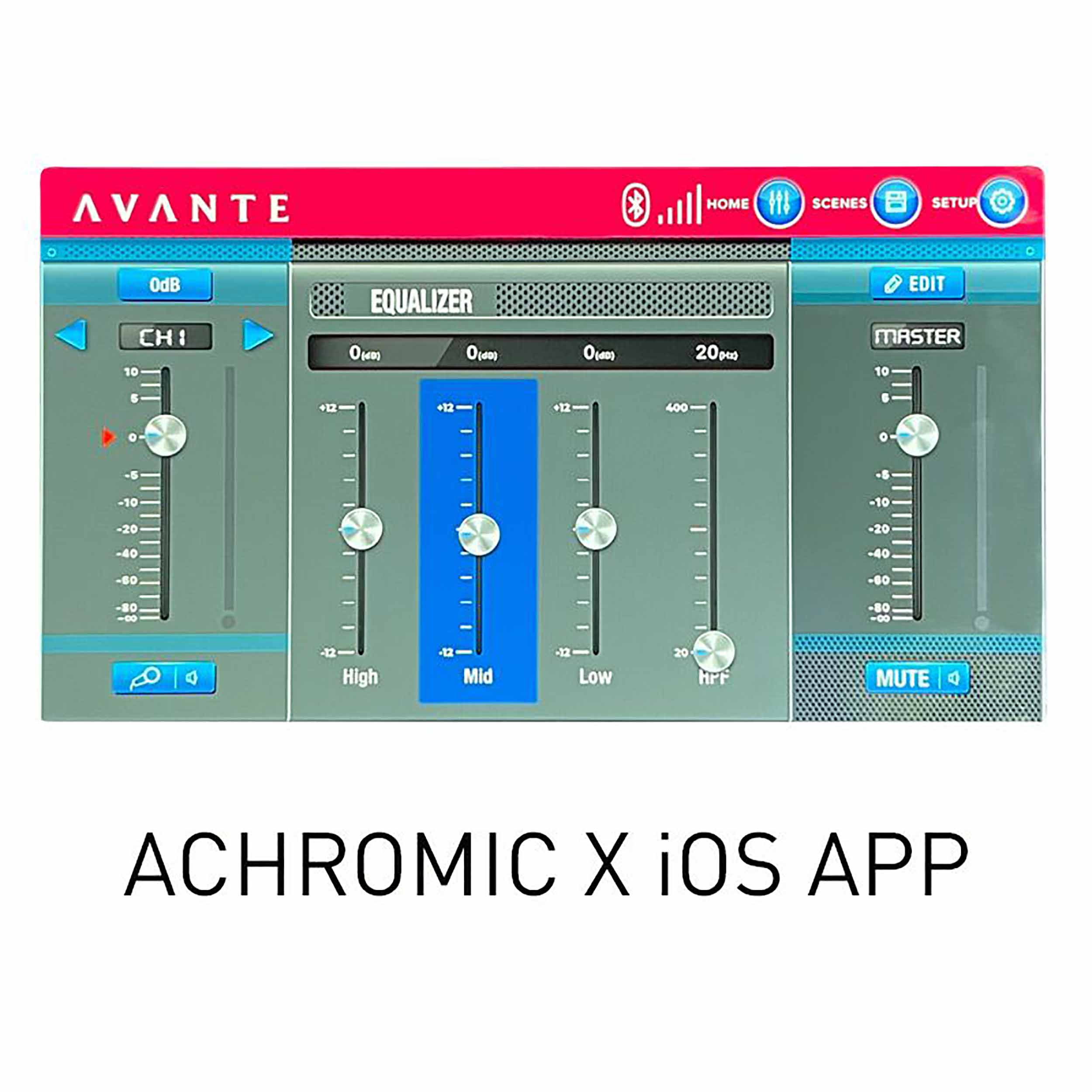 Avante Audio A15X, Achromic X Series 15-Inch 2-Way Active Loudspeaker - Black by Avante