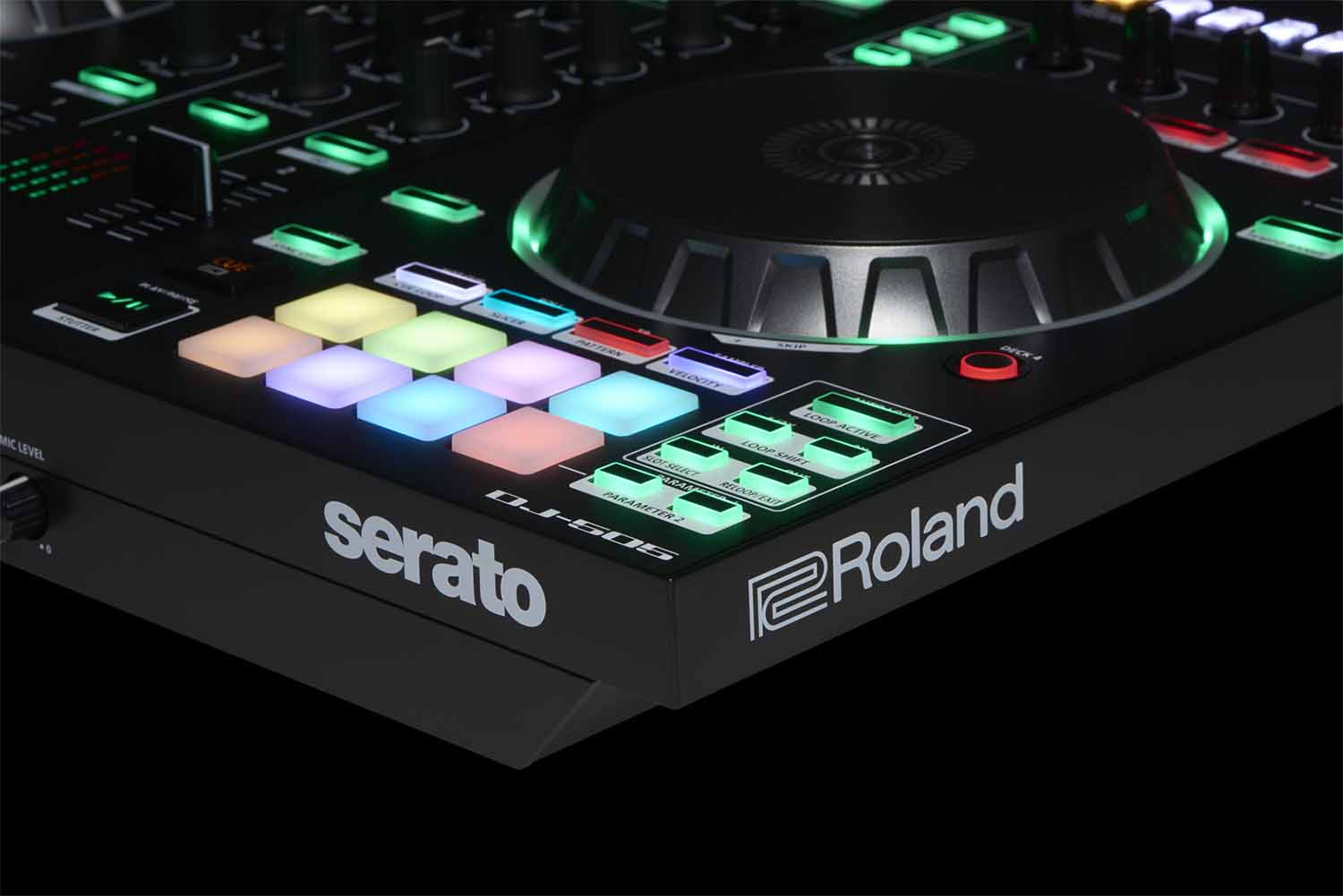 Roland DJ-505, 2-Deck Serato DJ Controller with Drum Machine