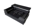 ProX XS-XDJAZWLTBLLED ATA Flight Case for Pioneer XDJ-AZ DJ Controller with Laptop Shelf 1U Rack Space, Wheels, and LED - Black by ProX Cases