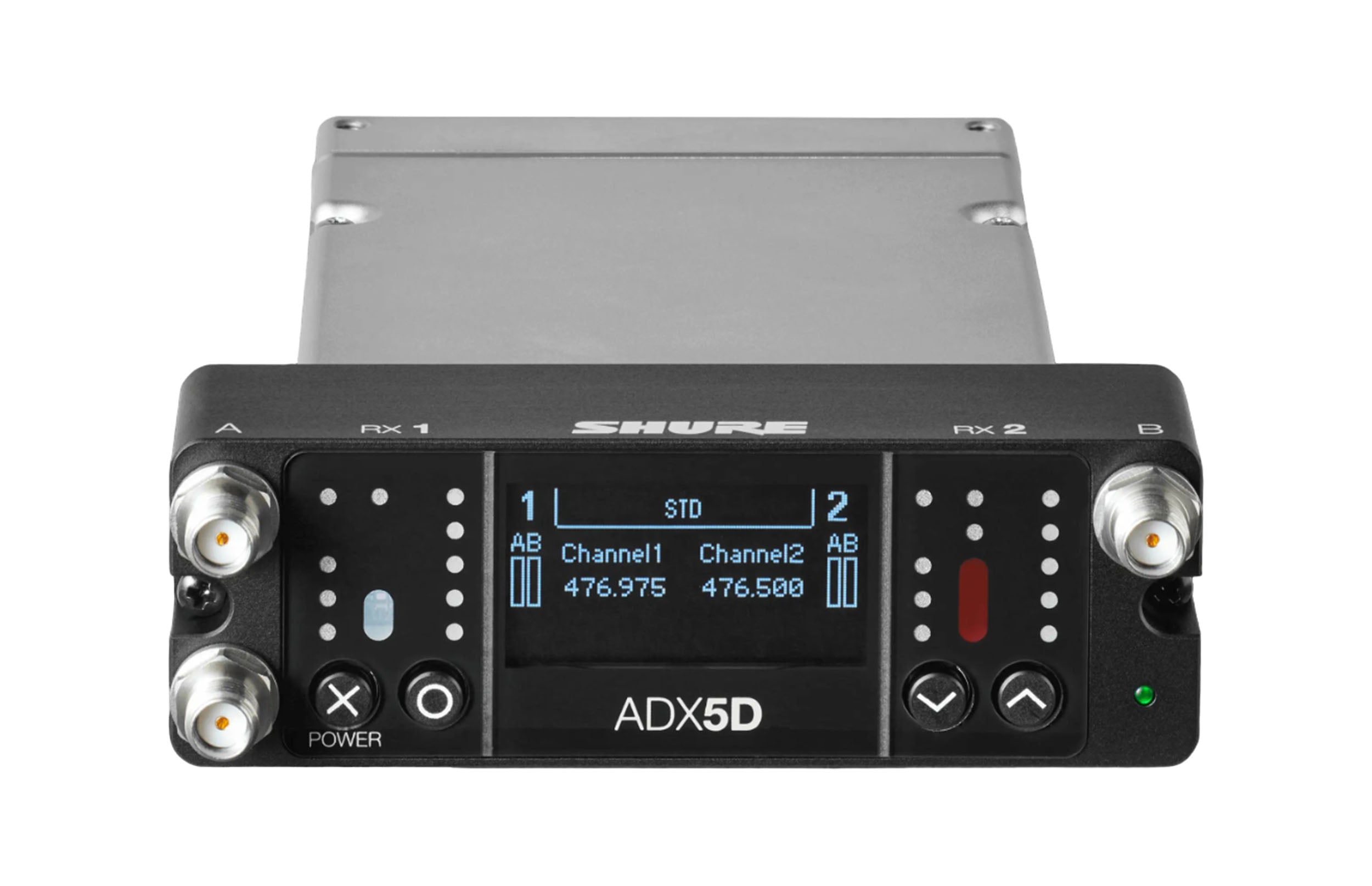 Shure ADX5DUS, Axient Digital Dual-Channel Portable Wireless Receiver