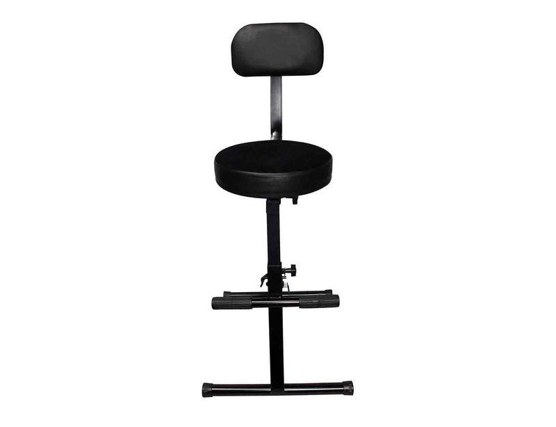 B-Stock: ProX X-GIGCHAIR-MK2 Operators Gig Chair Portable Adjustable Padded Foam Velvet Covered 13" Seat by ProX Cases