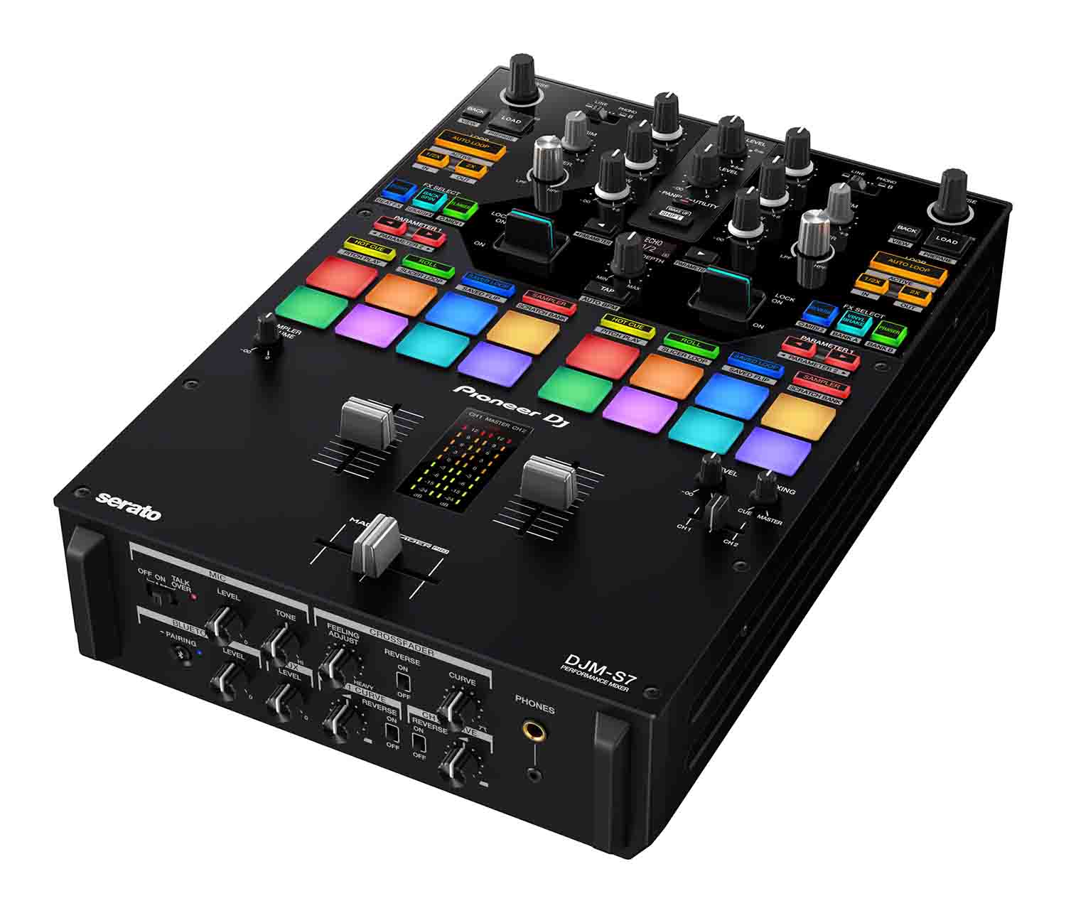 B-STOCK: Pioneer DJ DJM-S7 Scratch-Style 2-Channel Performance DJ Mixer - Black by Pioneer DJ