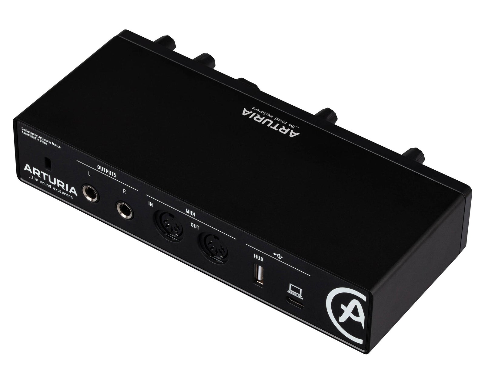 Arturia MiniFuse 2 Portable 2x2 USB Type-C Audio Interface + Midi - Black by Arturia