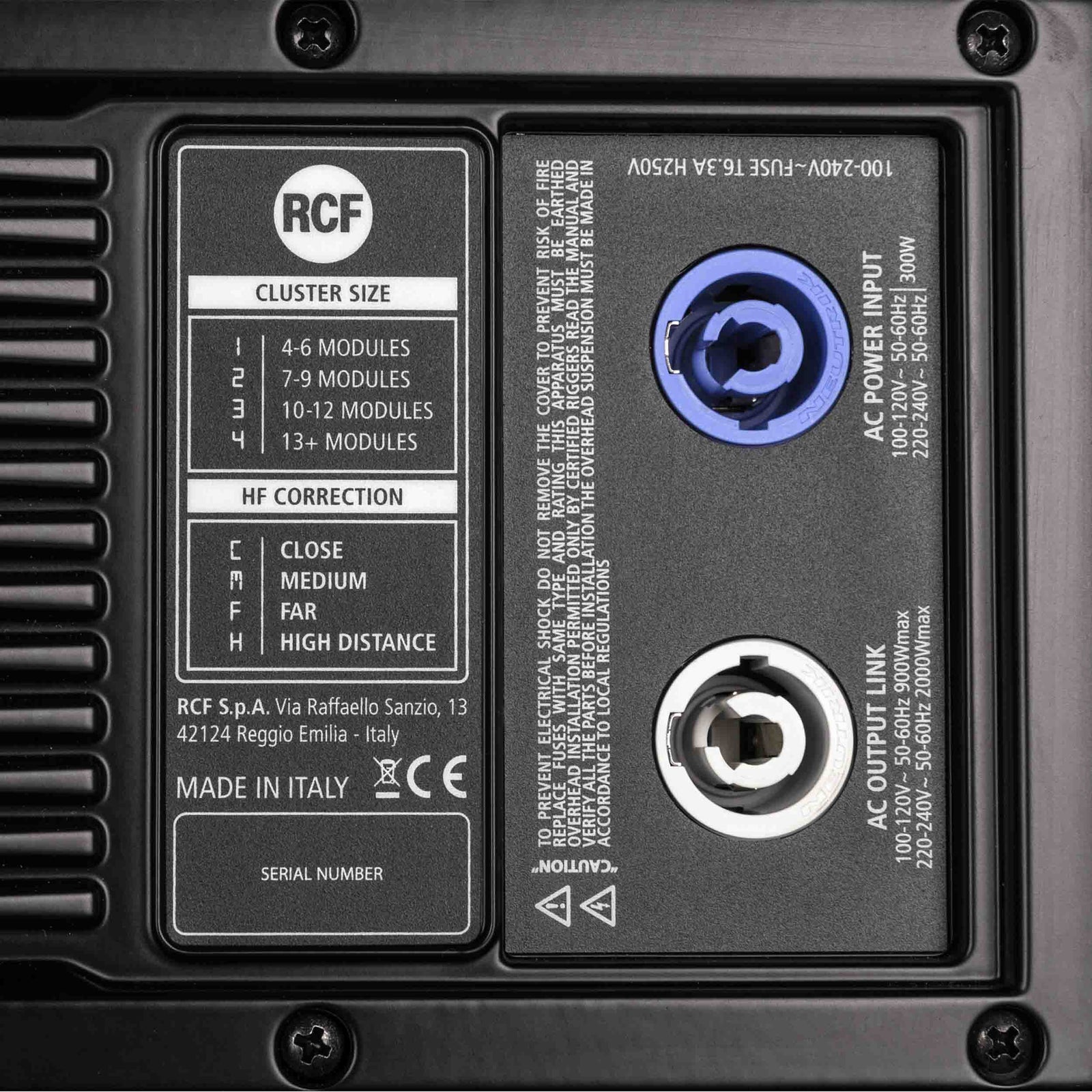 RCF HDL30-A, 2200W Active 2x10" Two-Way Line Array Module by RCF