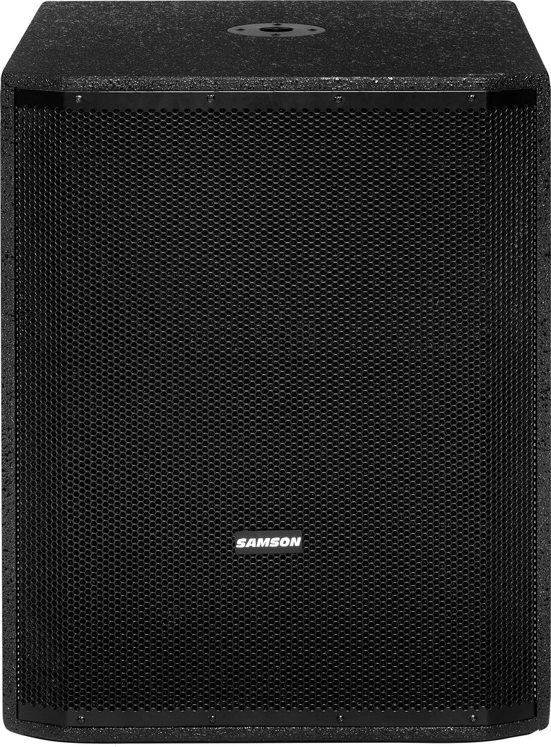 Samson RS1800A, 1000-Watt Active Subwoofer Speaker with 18-Inch Driver - Black by Samson