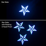 Eliminator Lighting Stealth Spot, 60 Watt LED Spot Moving Head with Wired Digital Communication Network by Eliminator Lighting