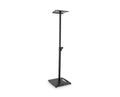 Gravity SP 3202 CS B, Studio Monitor Speaker Stand with Square Steel Base by Gravity