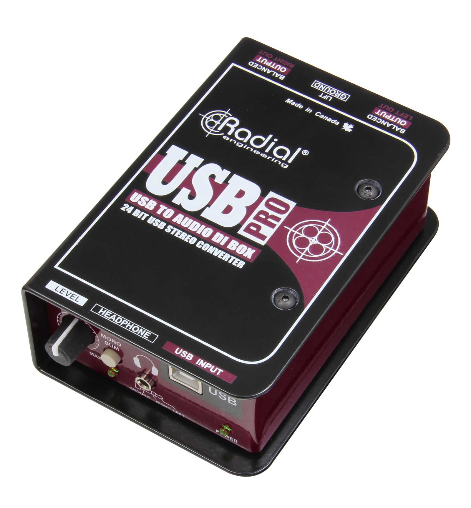 Radial Engineering USB-Pro Stereo USB Laptop Direct Box by Radial Engineering