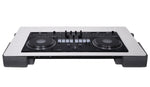 Prox Rev7 Control Tower Podium with Case DJ Package - White by ProX Cases