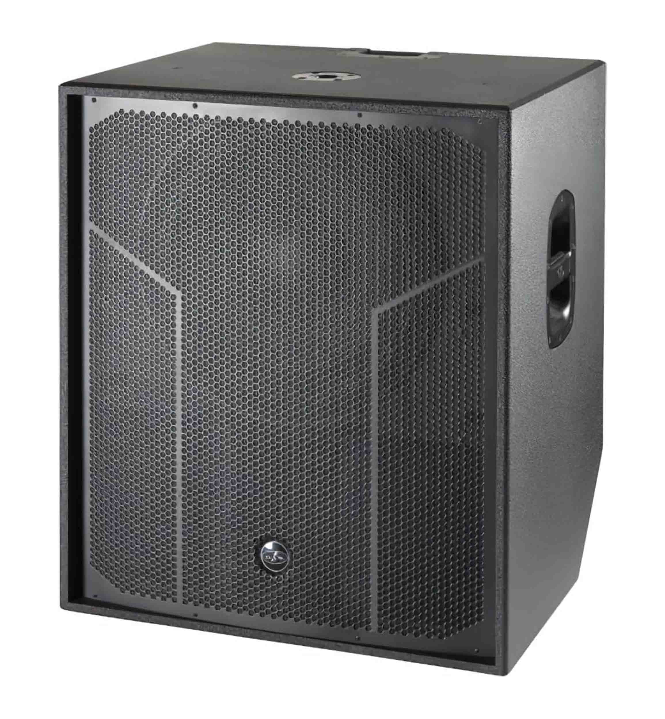 DAS Audio ACTION-S118A-115, 18-Inch 3200W Powered Horn-Loaded Subwoofer System with DSP - Black by DAS Audio