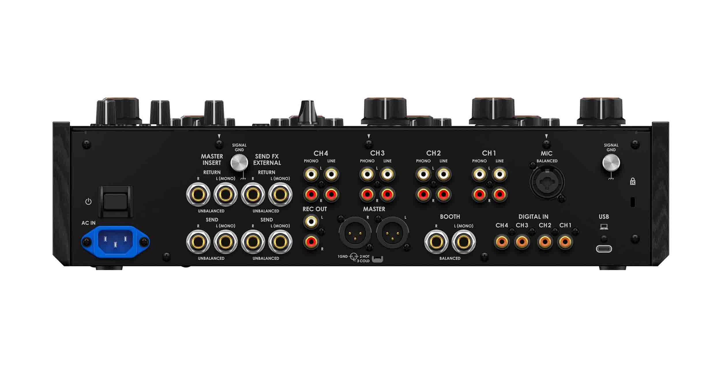 Open Box: AlphaTheta 4-Channel Pro Rotary Mixer - Euphonia