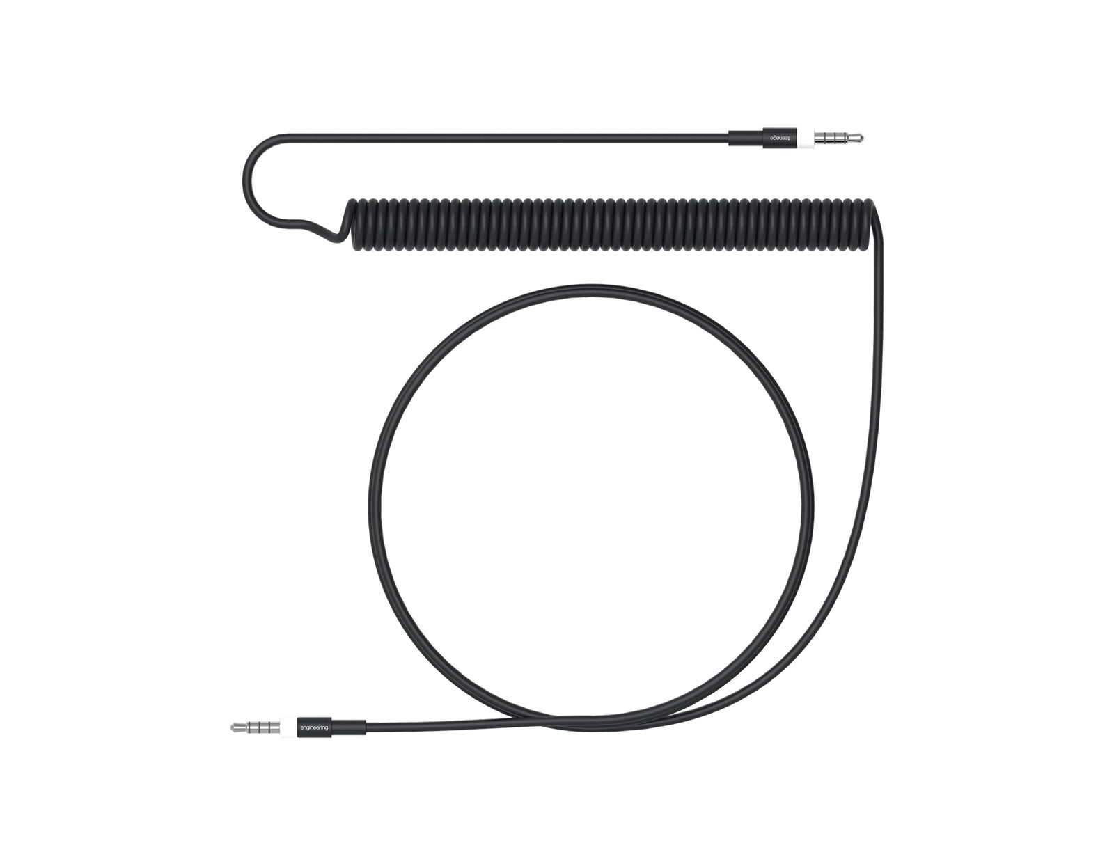 Teenage Engineering Branded 4-Pole Audio Cable Curly Long by Teenage Engineering