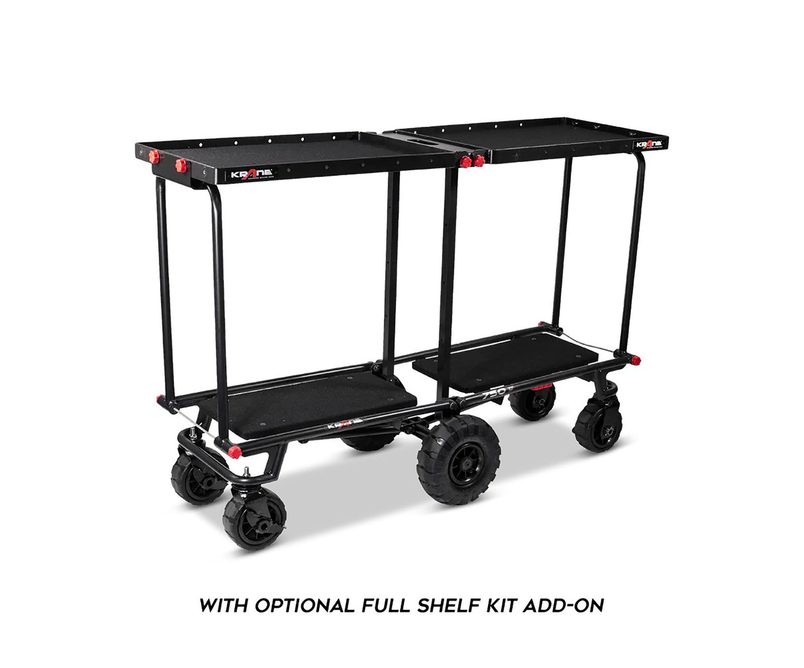 B-Stock: Krane AMG750-AT ALL-TERRAIN Heavy Duty Equipment Cart - Multi-Mode Folding Longbed with 750 lb Capacity by Krane AMG