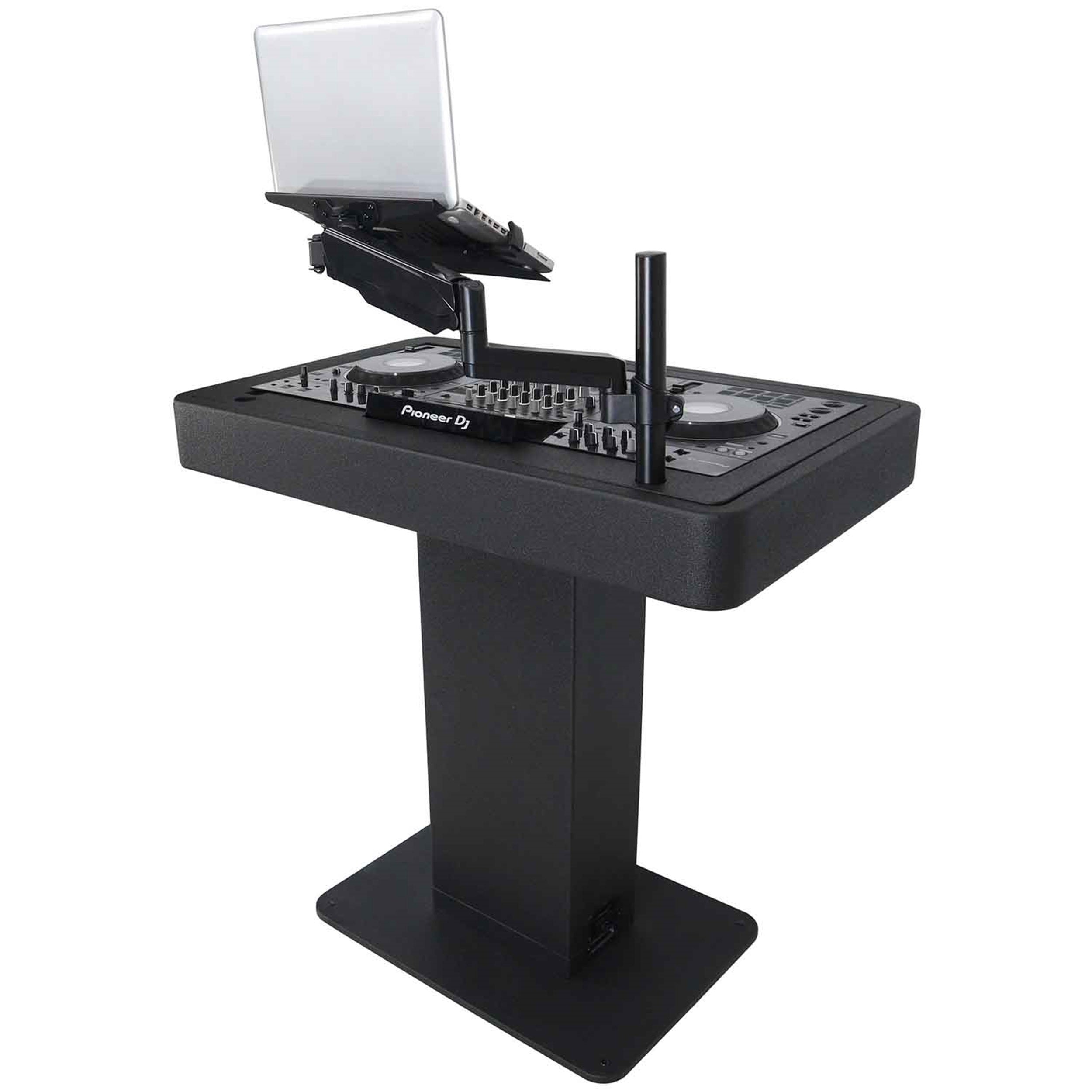 ProX XZFDJCTBLBAG DJ Control Tower Podium Stand Package with Bag - Black by ProX Cases