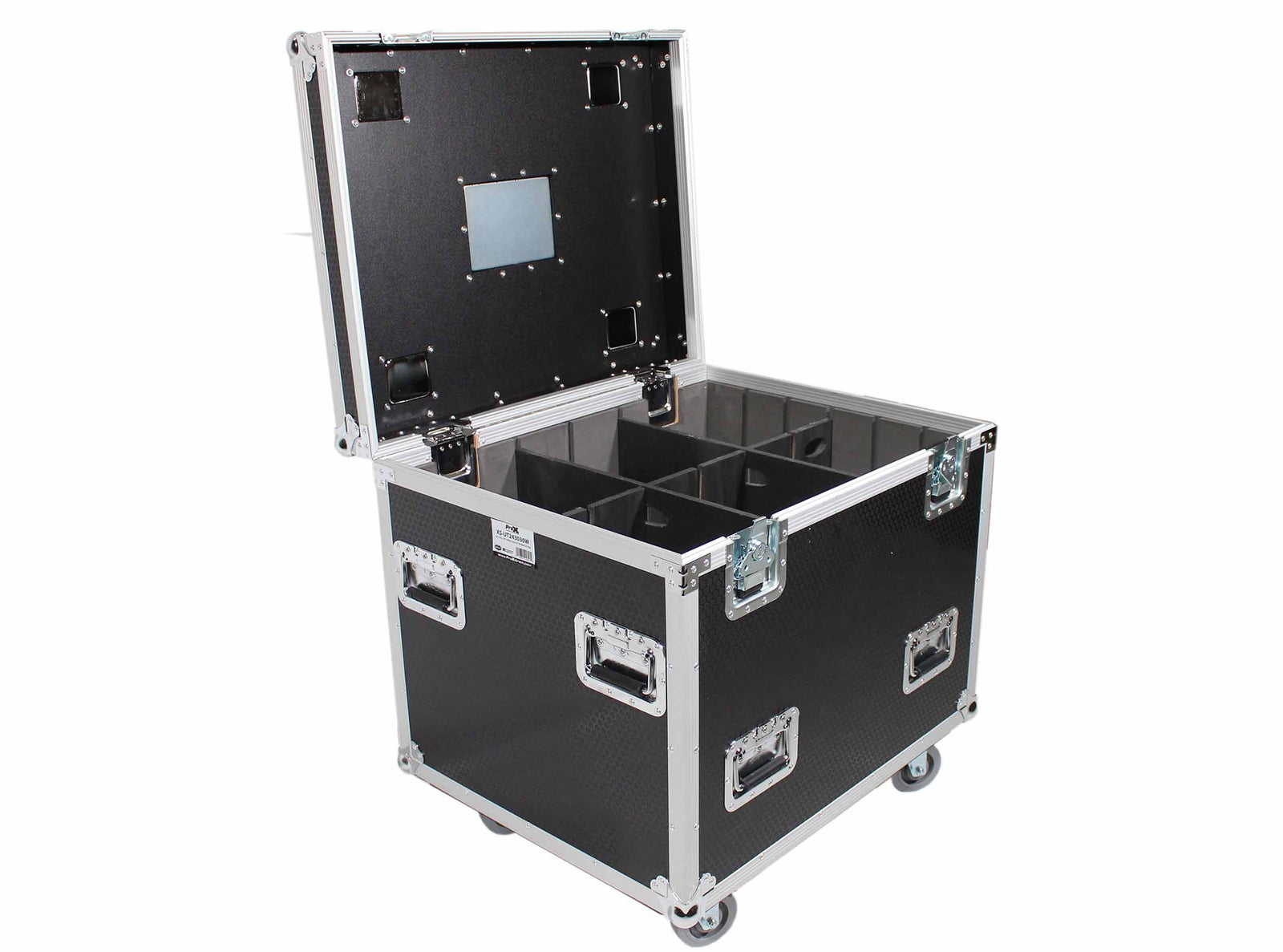 ProX XS-UTL243030WMK2 X4 DJ Package Heavy-Duty Truck Pack Utility Flight Case W-Divider and Tray Kit by ProX Cases