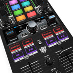 Reloop Mixtour Pro, Portable All-In-One 4-Deck DJ Controller with Audio Interface by Reloop
