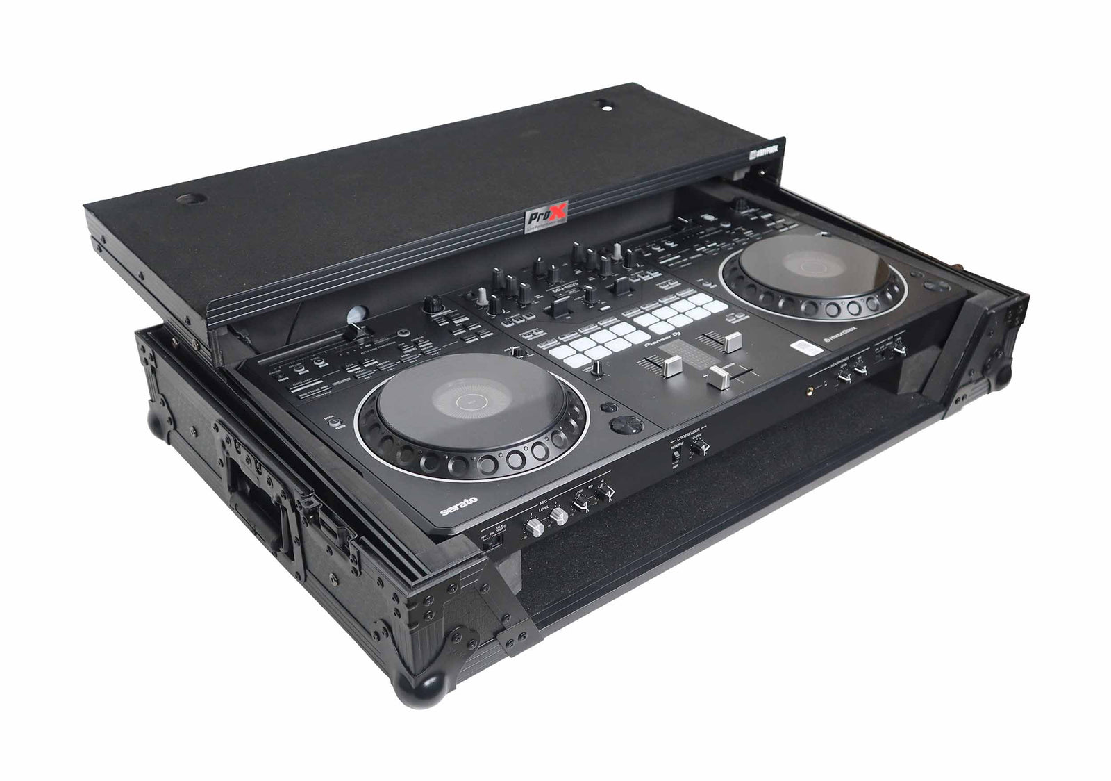 Pioneer DDJ REV5, 2 Channel DJ Controller Package with ProX Flight Case by Pioneer DJ