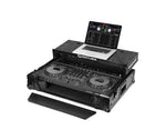 Odyssey FZGSDDJGRV6BL1UCW, Protective Case for AlphaTheta DDJ-GRV6 1U with Patented Glide Platform and Corner Wheels - Black by Odyssey