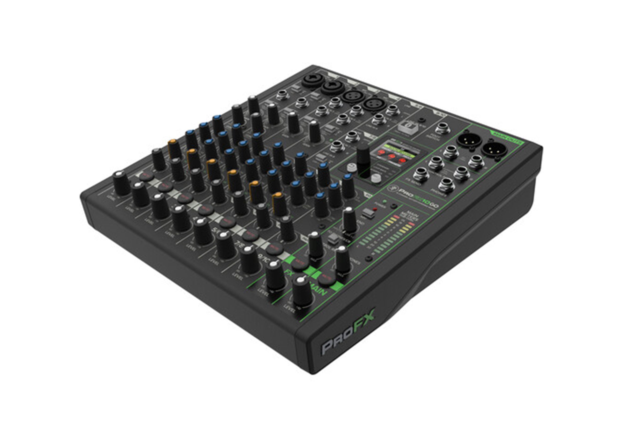 Mackie ProFX10GO, 10-Channel Battery-Powered Mixer with FX, USB, and Bluetooth by Livid Instruments