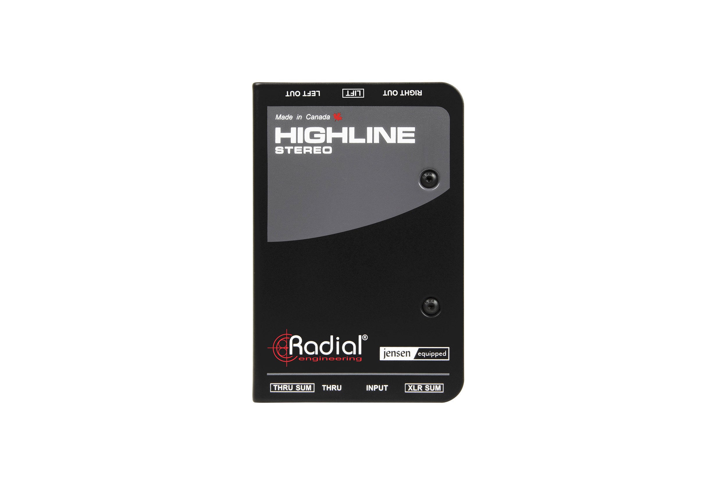 Radial Engineering Highline Stereo, 2 Channel Passive Line Isolator with Dual Jensen Transformers by Radial Engineering