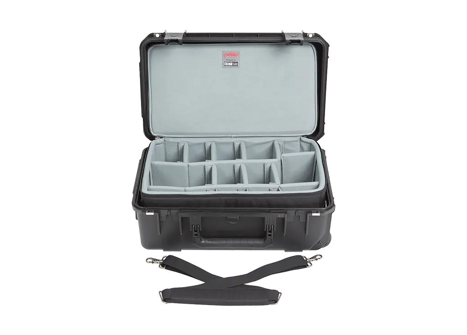 SKB Cases 3i-2011-7DZ, iSeries Case with Think Tank Removable Zippered Divider Interior - Black by SKB Cases