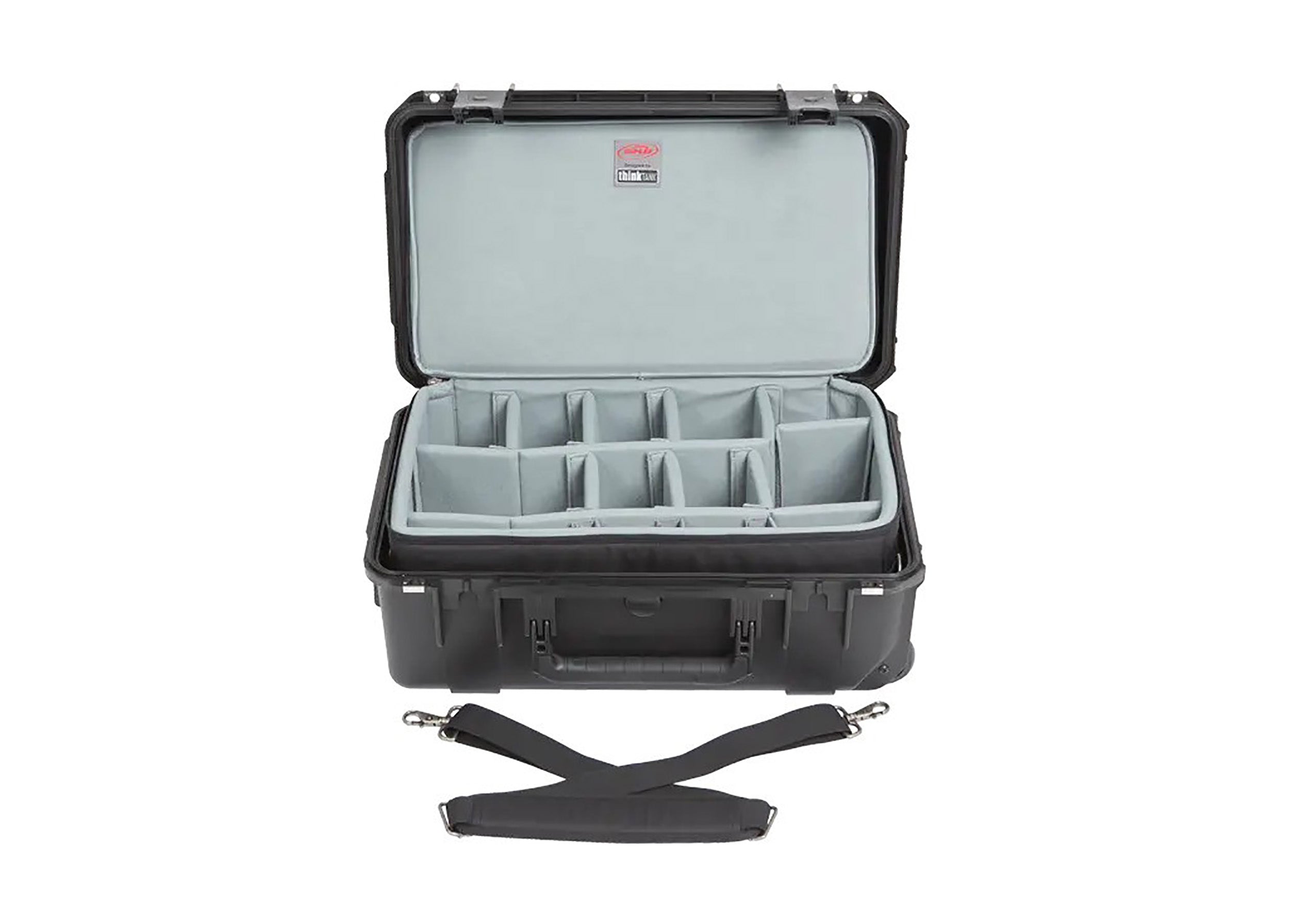 SKB Cases 3i-2011-7DZ, iSeries Case with Think Tank Removable Zippered Divider Interior - Black by SKB Cases