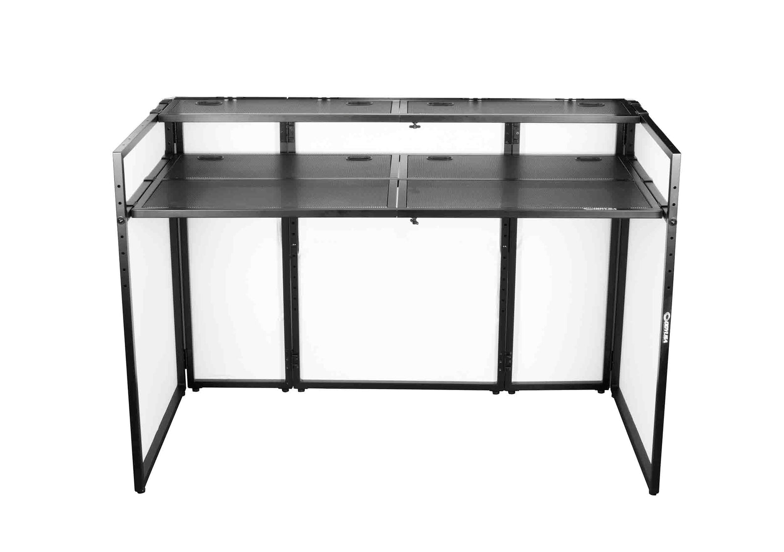 Odyssey DJBOOTHM65OP DJ Media Booth Fitting 65″ Flat Screen TV/Monitor by Odyssey