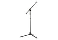 K&M 21070 Tripod Microphone Stand with Fixed Boom Arm - Black by K&M