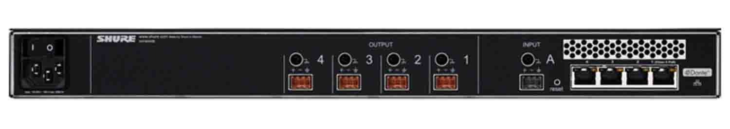 B-Stock: Shure MXWANI4, 4 Channel Audio Network Interface