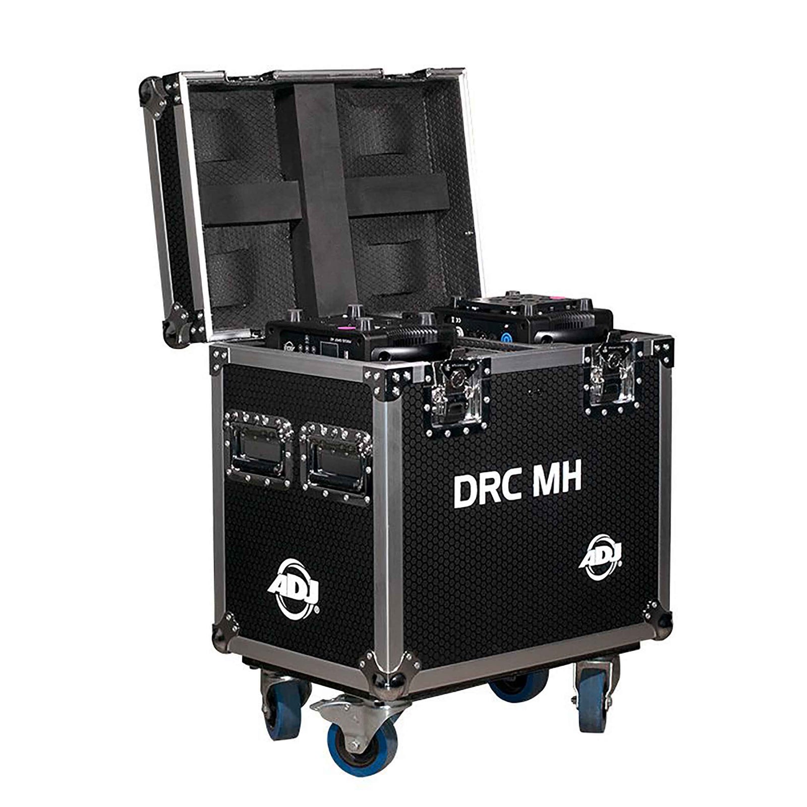 ADJ DRC MH, Dual Road Case for Focus Spot 3Z, 4Z, or Vizi Beam RXONE - Black by ADJ