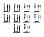 ProX XC-XMYRCA10 X10, 10 Ft High Performance Audio Y Cable XLR-M to Dual RCA DJ Package - 10 Pack by ProX Cases