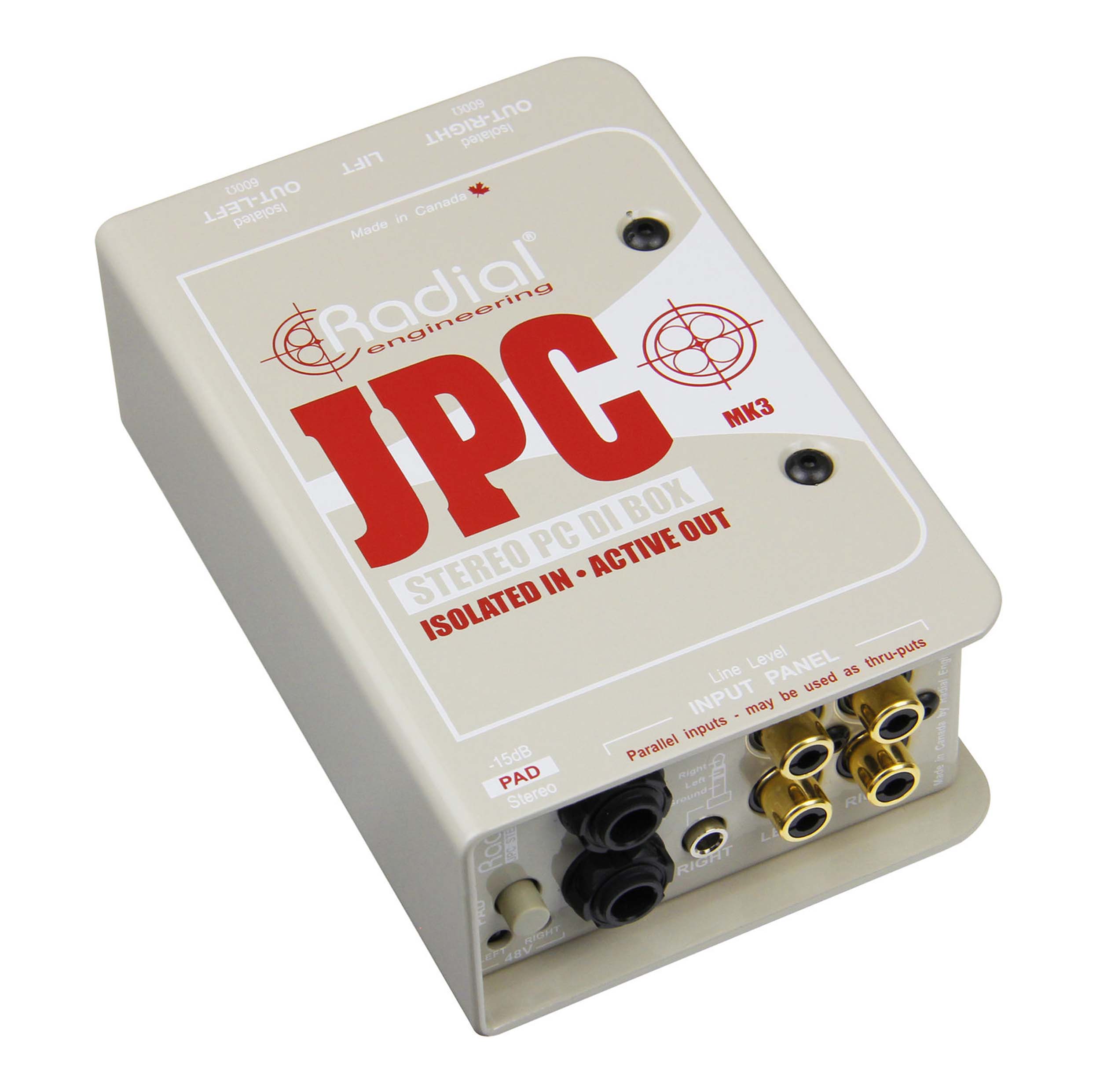 Radial Engineering RAD-JPC Stereo PC-AV Direct Box by Radial Engineering