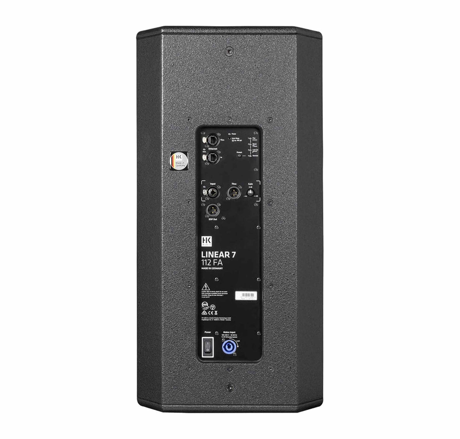 HK Audio L7-112FA, Two-Way 12" 2000W Powered Speaker with Milan/AVB Networking by HK Audio