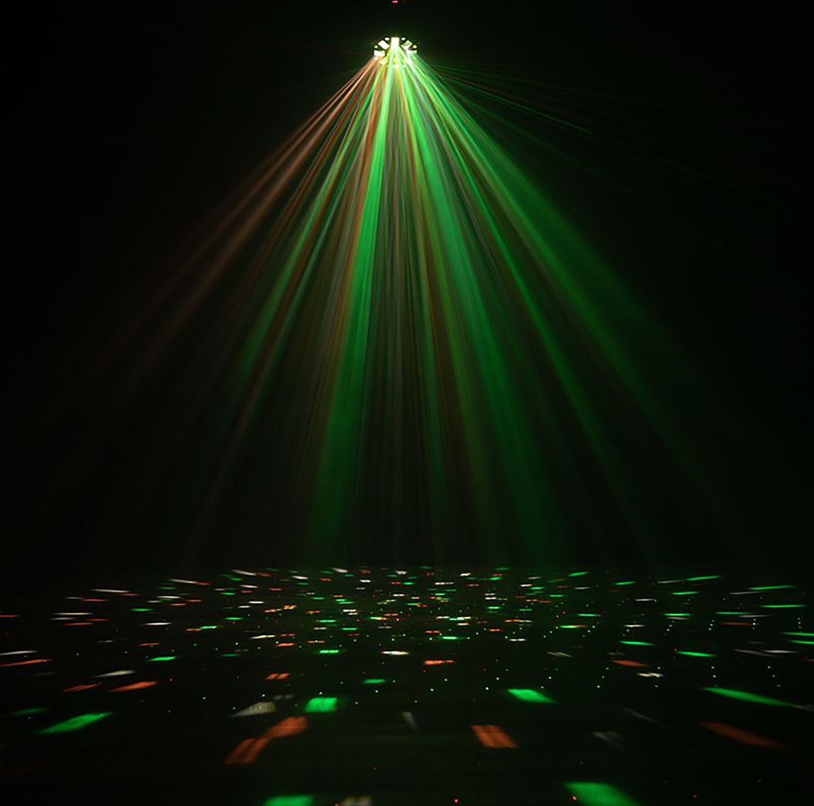 Eliminator Lighting Furious Three RGUV, Party Light with Moonflower, Wash, and Laser Effect by Eliminator Lighting