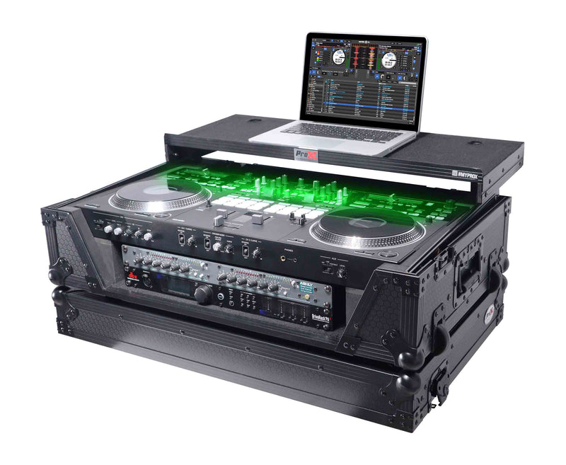PROX XS-REV71K2U WLTBL LED DJ Flight Case for Pioneer DDJ-REV7 DDJ-1000 SRT DJ Controller by ProX Cases