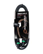 Accu-Cable AC3PDMX, 3-Pin Male To 3-Pin Female Connection DMX Cable by Accu Cable