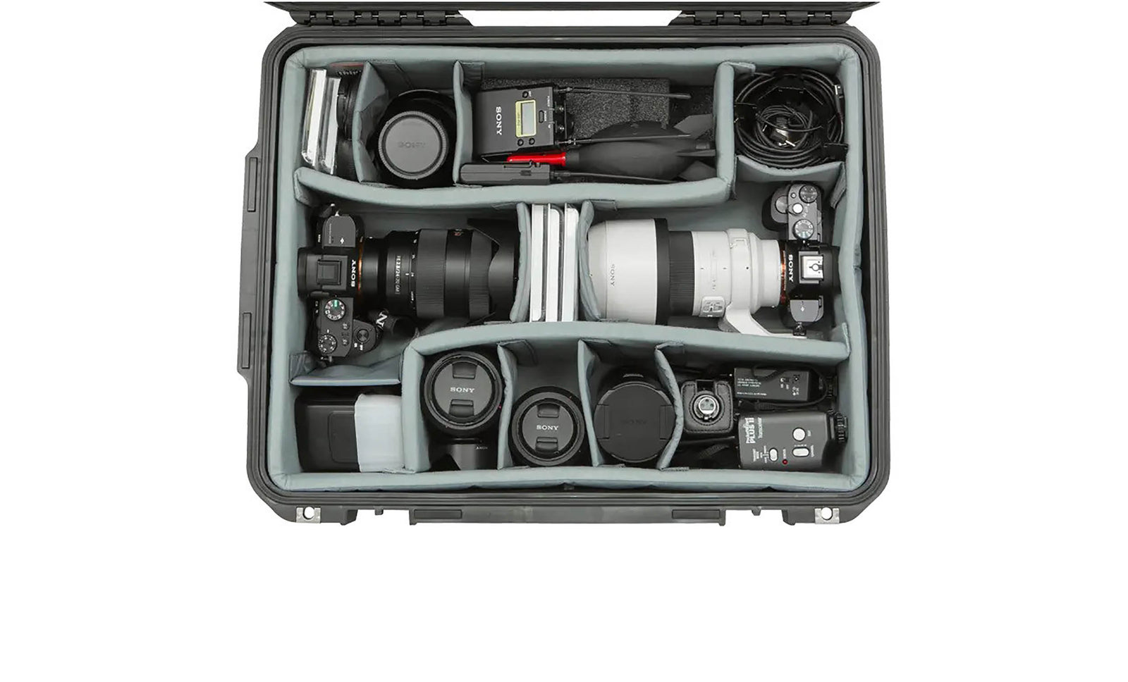 SKB Cases 3i-2015-7DL, iSeries Case with Think Tank Photo Dividers and Lid Organizer - Black by SKB Cases