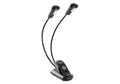 K&M 12259 Dual-Head Rechargeable Music Stand Light by K&M
