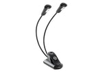 K&M 12259 Dual-Head Rechargeable Music Stand Light by K&M