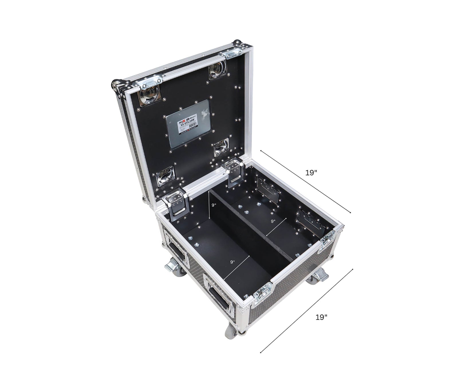 ProX XS-UTL20W, Utility Case Holds Chain Hoist 1/2" Plywood with 4 x 4" Caster & Top Dishes by ProX Cases