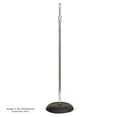 Shure MS-10C, Adjustable Chrome Floor Stand with Gray Base by Shure