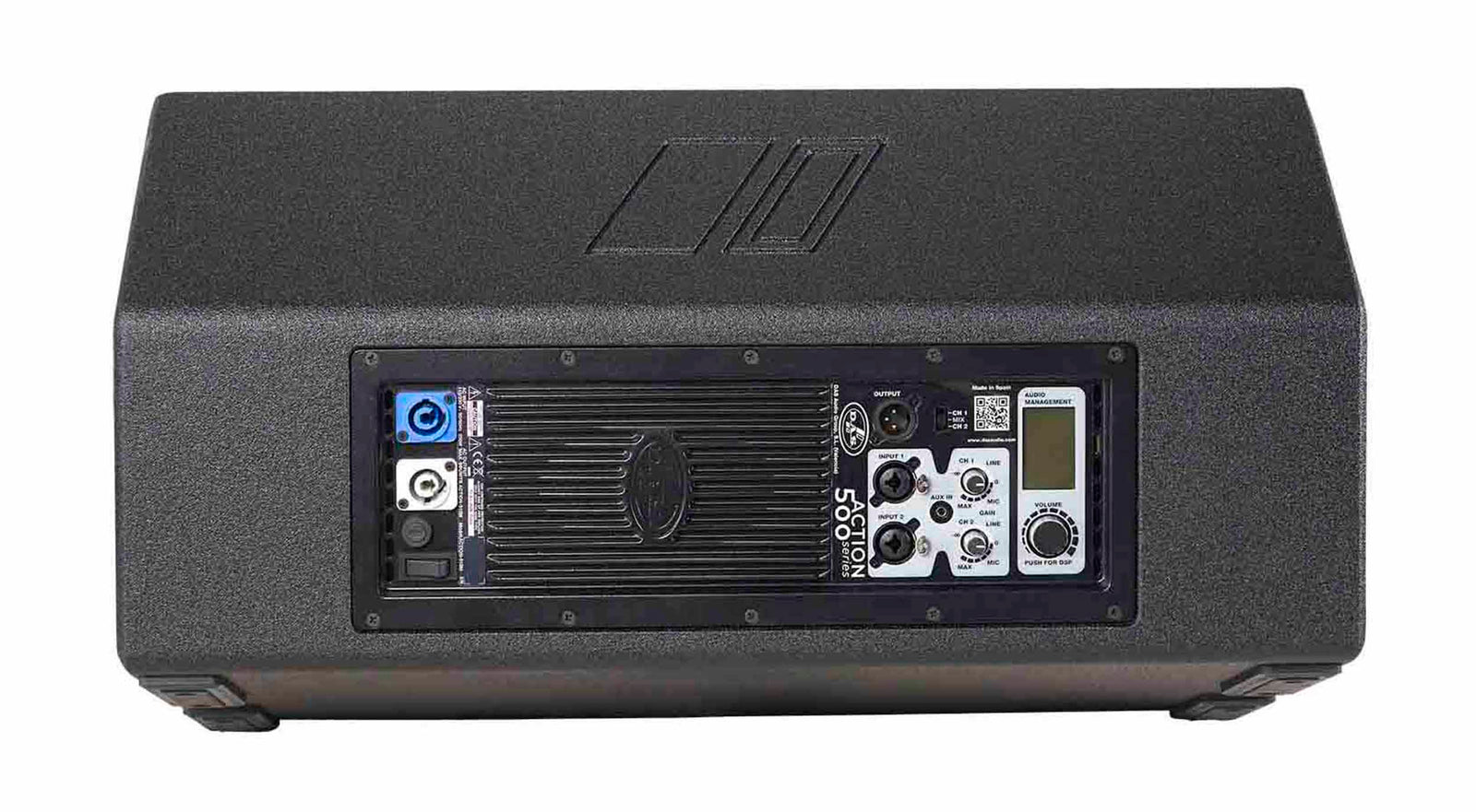 Open Box: DAS Audio ACTION-M512A, Two-Way 12-Inch 1000W Powered Stage Monitor Speaker with DSP Processor - Black by DAS Audio