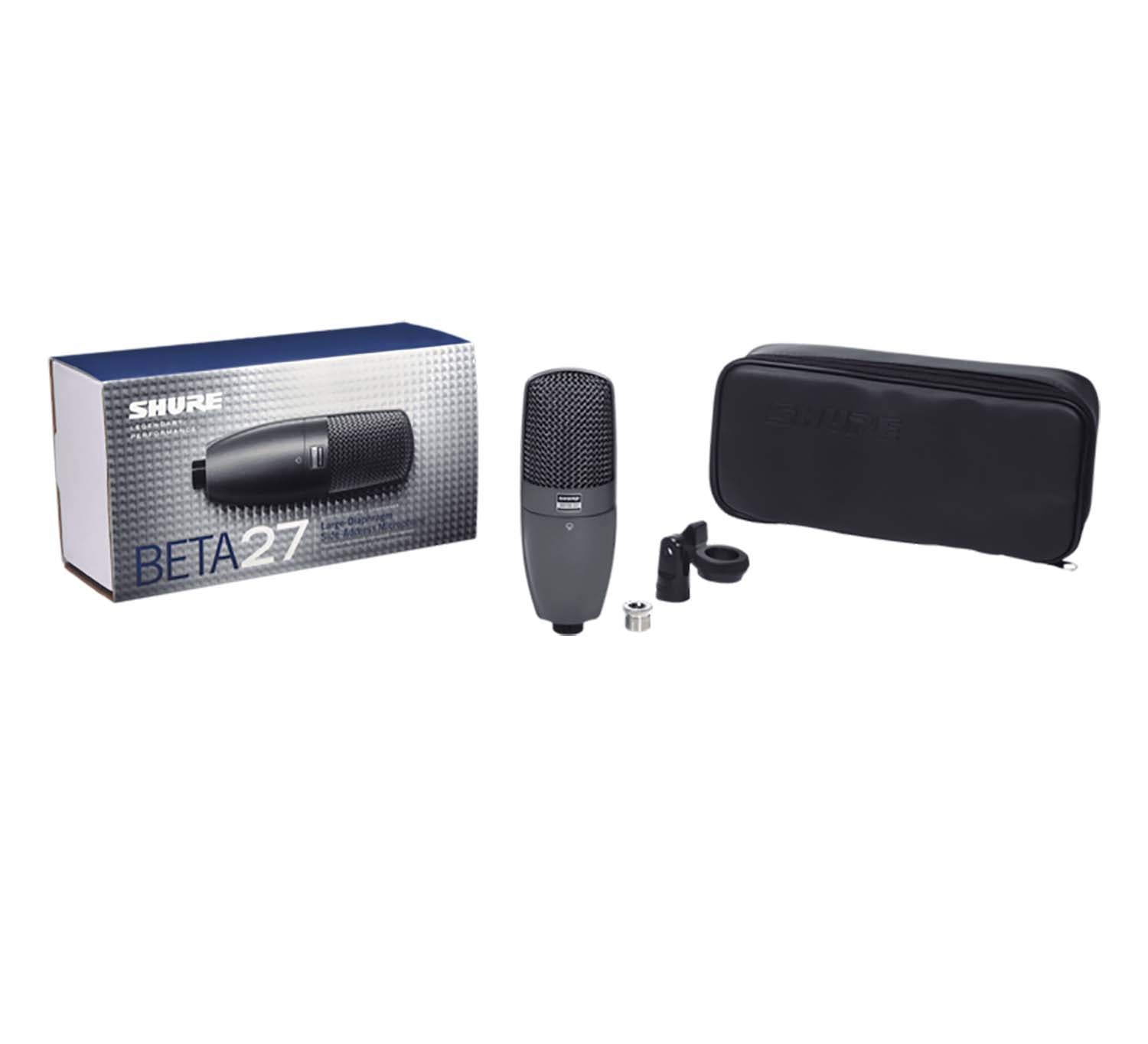 Shure BETA 27, Supercardioid Condenser Microphone for Instrument and Vocal Applications by Shure